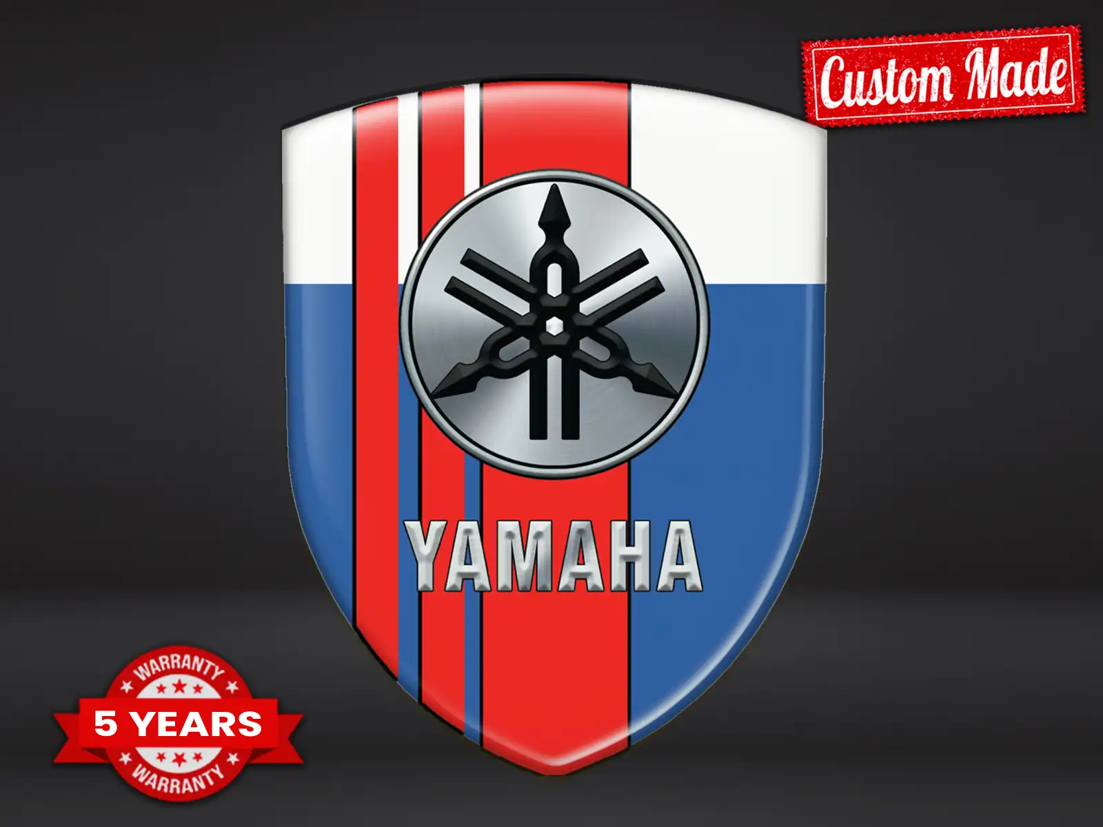 Yamaha Décalcos Bombés Auto Max Durable Style Pro